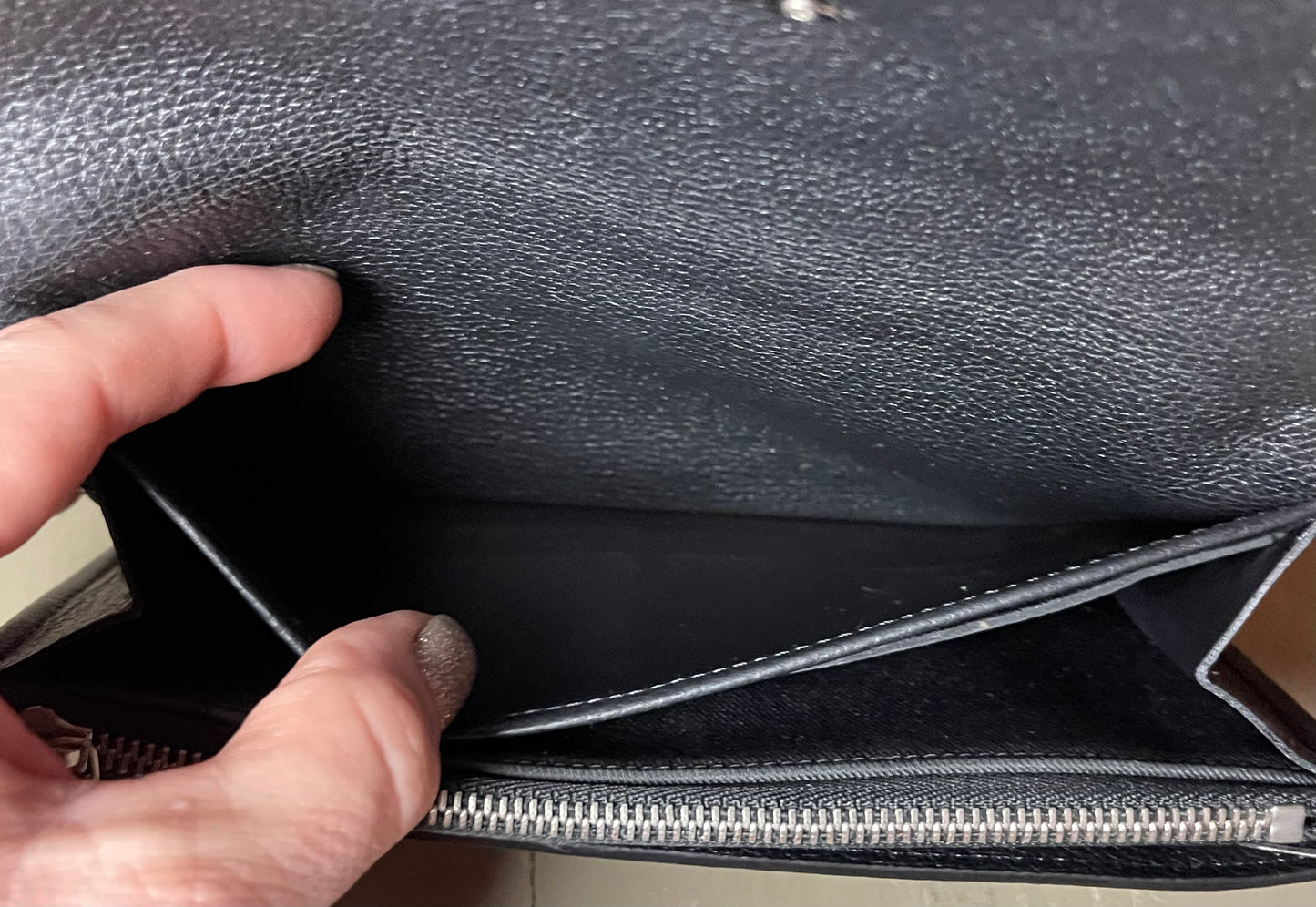 Louis Vuitton My LockMe Wallet - Black Calfskin Leather