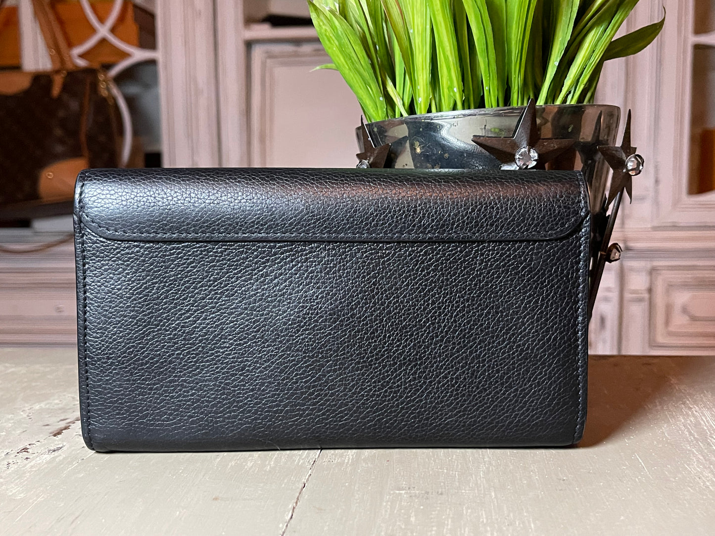 Louis Vuitton My LockMe Wallet - Black Calfskin Leather