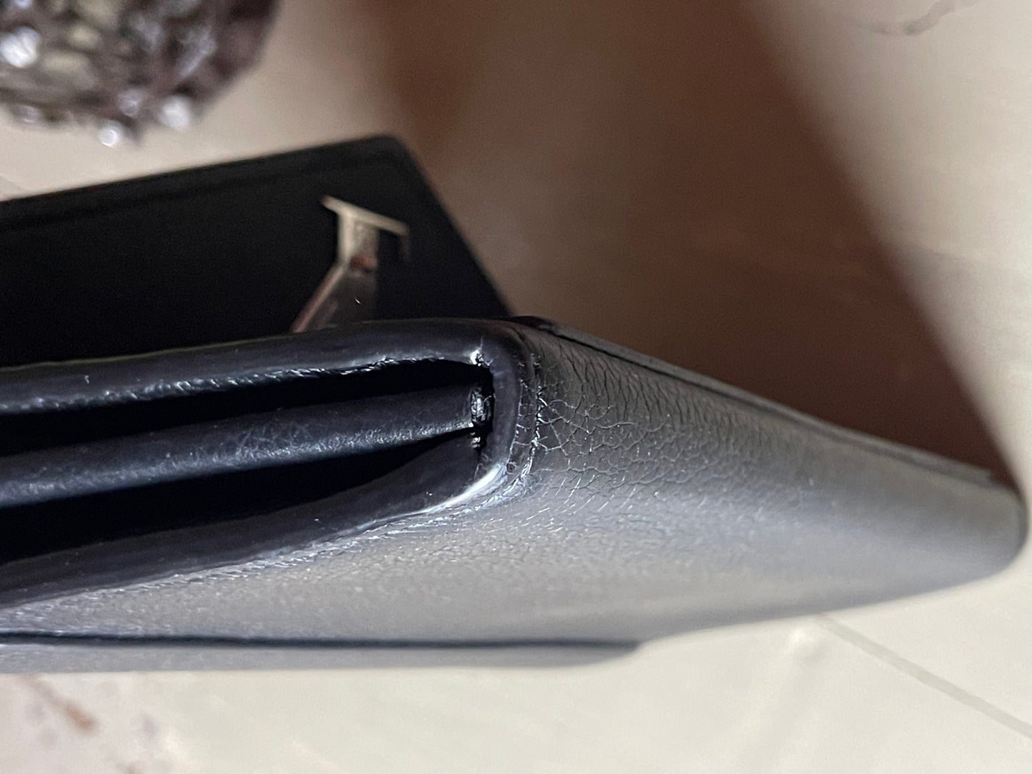 Louis Vuitton My LockMe Wallet - Black Calfskin Leather