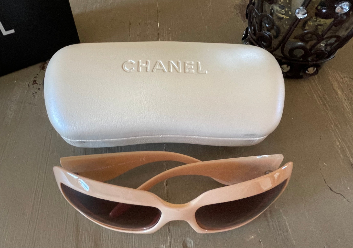 Chanel Sunglasses 5076H - Cream CC-Mother of Pearl Vintage