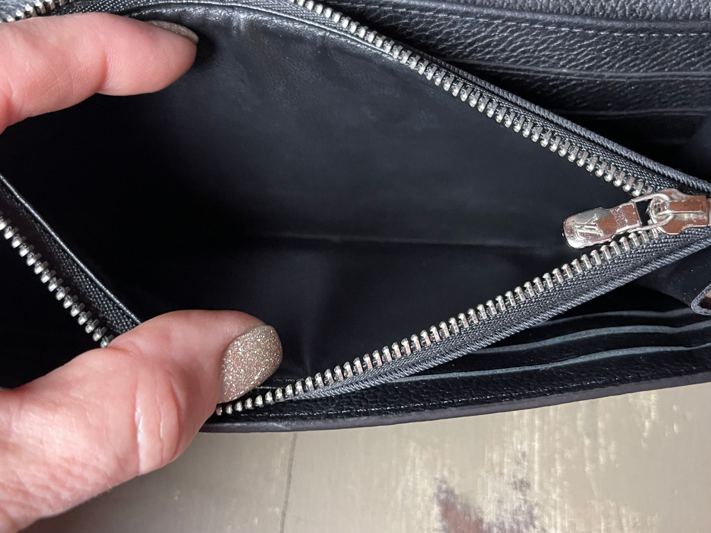 Louis Vuitton My LockMe Wallet - Black Calfskin Leather