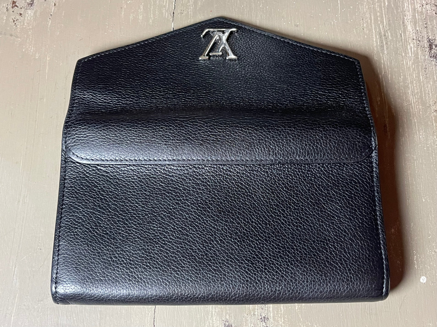 Louis Vuitton My LockMe Wallet - Black Calfskin Leather