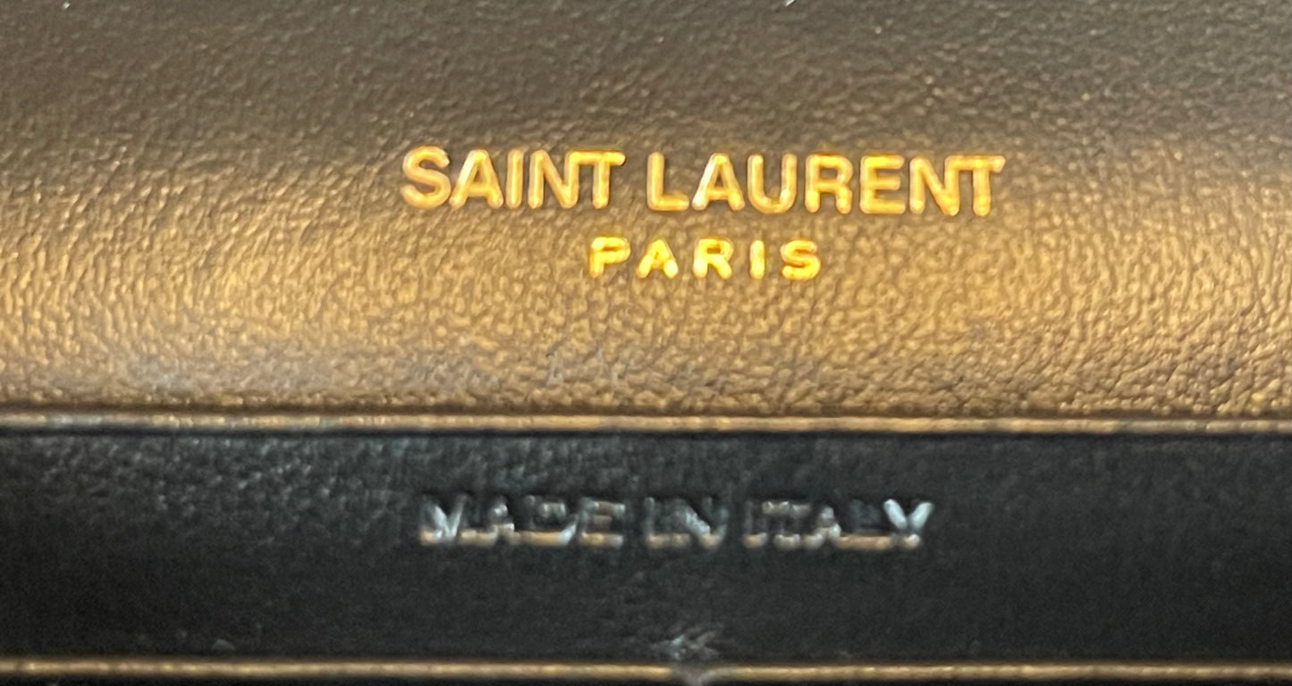 YSL Kate Monogram Leopard Print Shoulder Bag (Wallet on Chain)