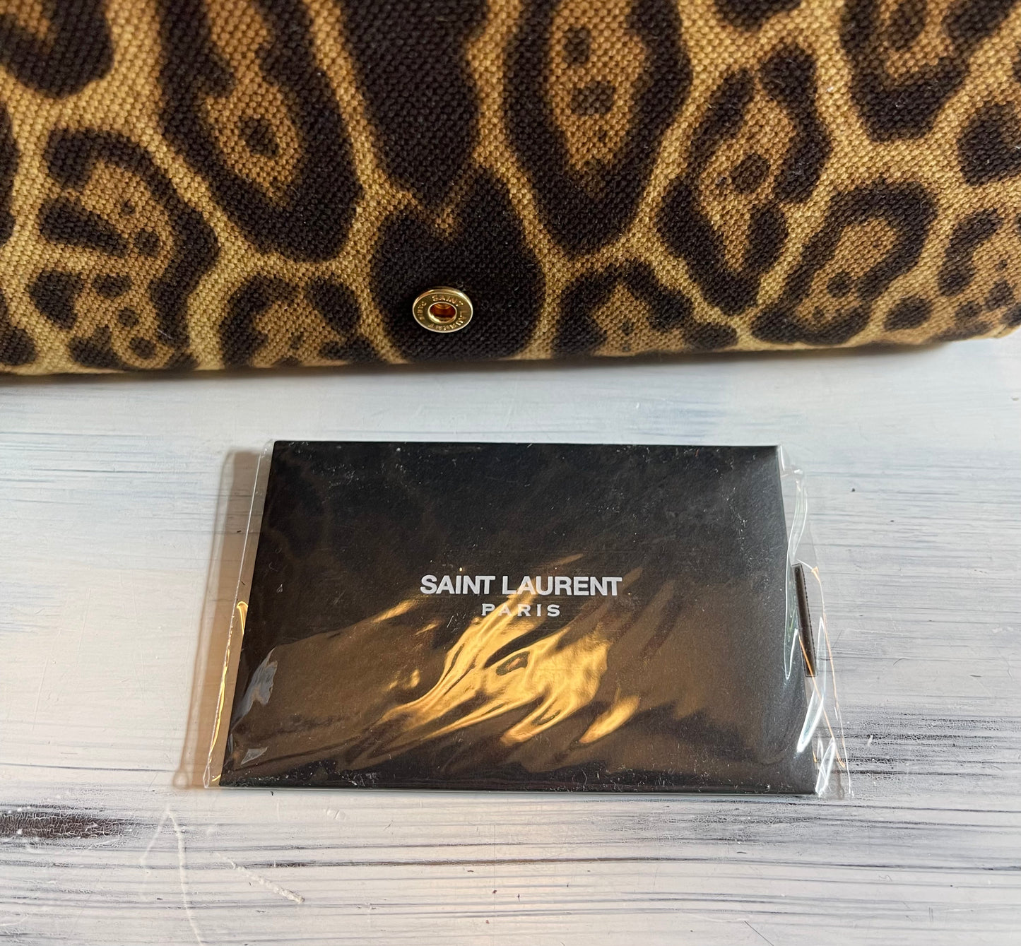 YSL Kate Monogram Leopard Print Shoulder Bag (Wallet on Chain)