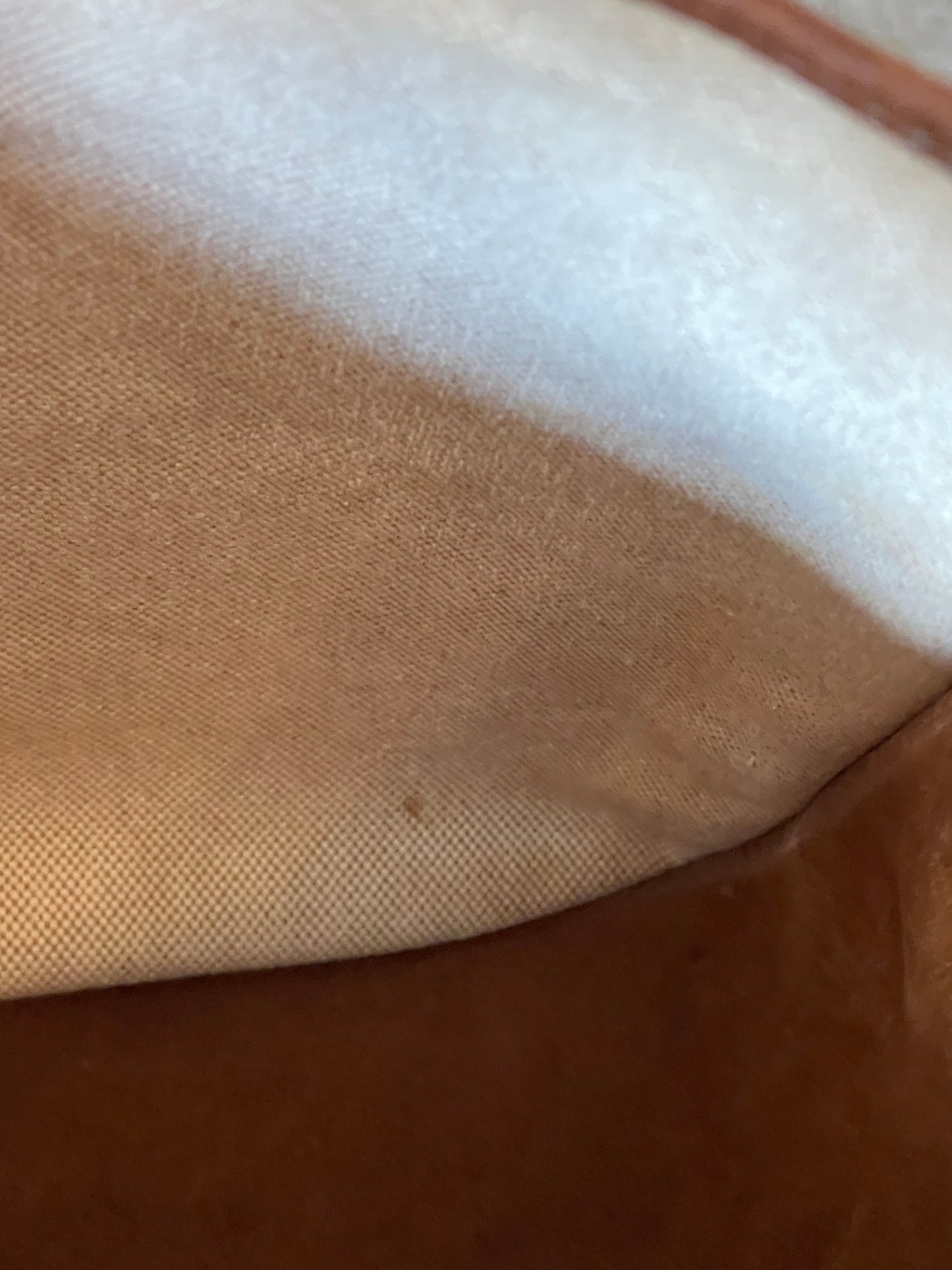 Hermés EVELYN 1 GM Canvas & Leather Shoulder Bag