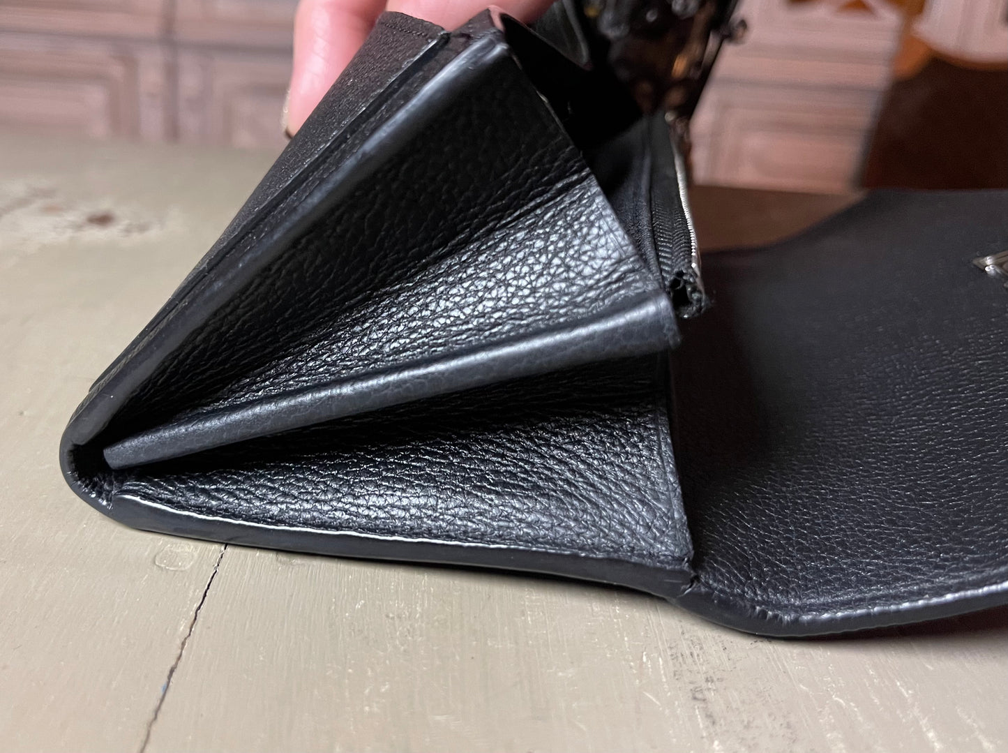 Louis Vuitton My LockMe Wallet - Black Calfskin Leather