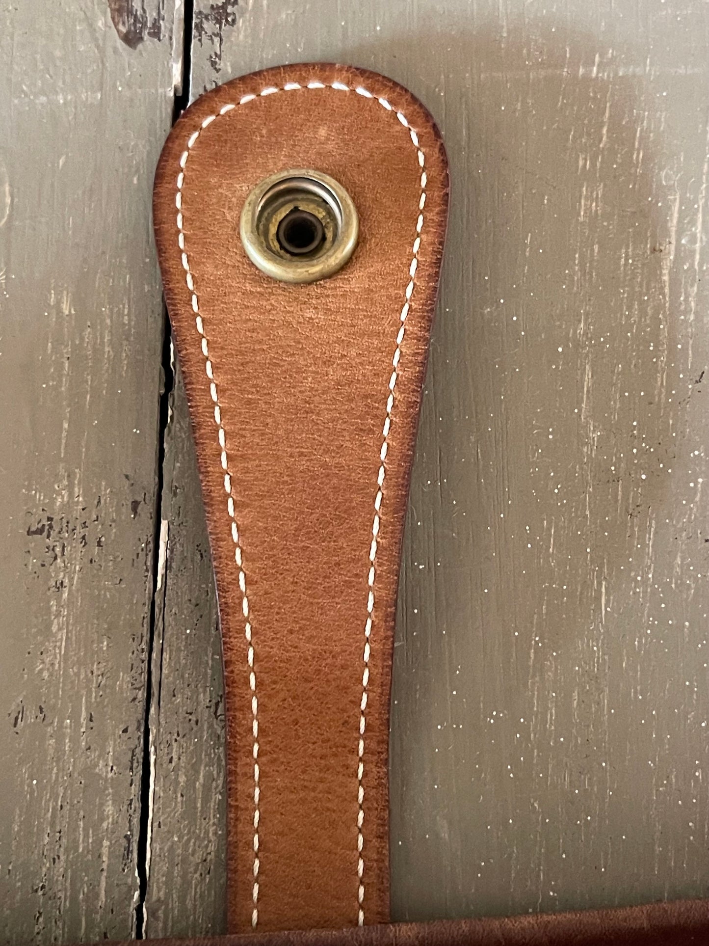 Hermés EVELYN 1 GM Canvas & Leather Shoulder Bag