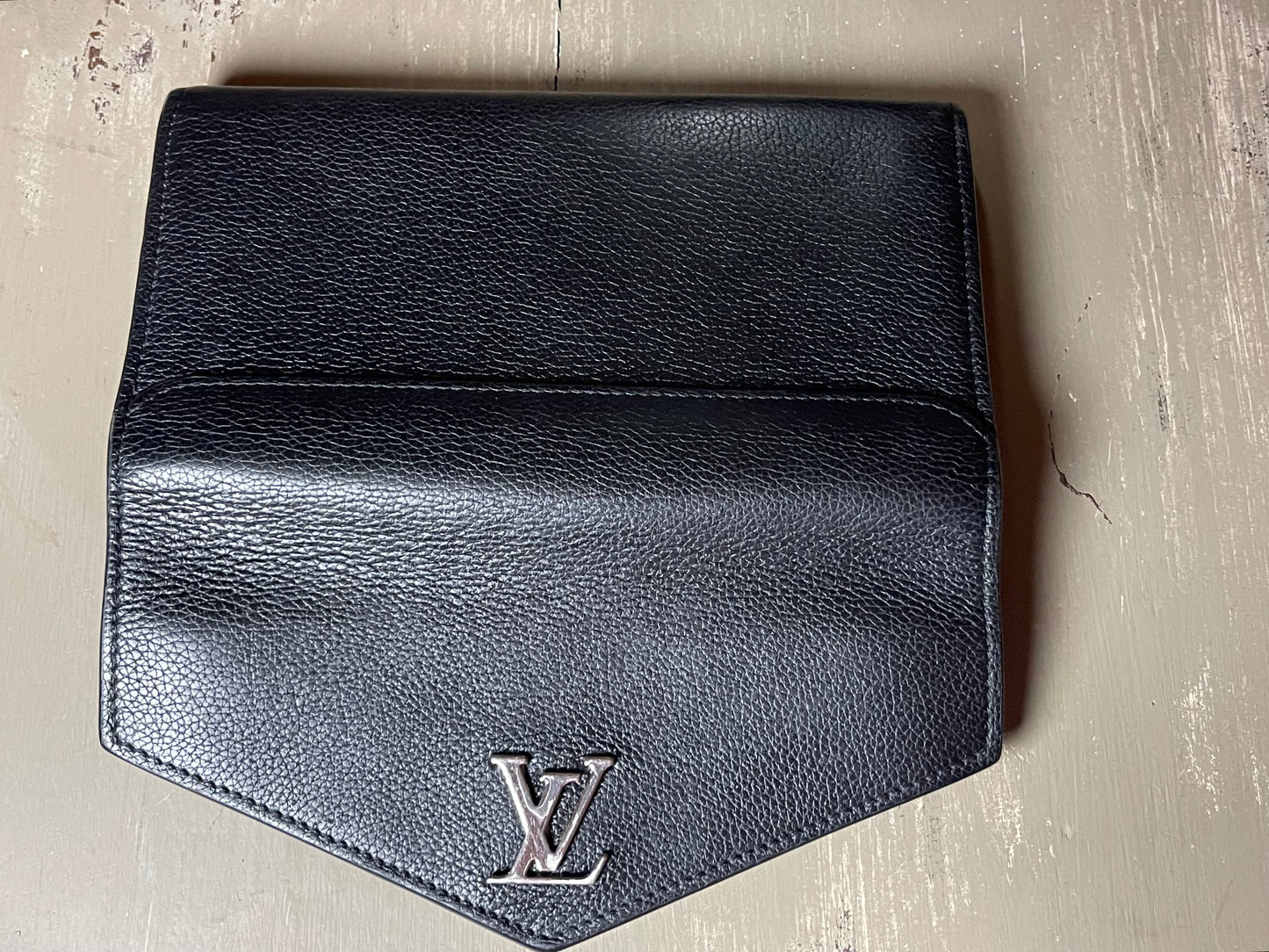 Louis Vuitton My LockMe Wallet - Black Calfskin Leather