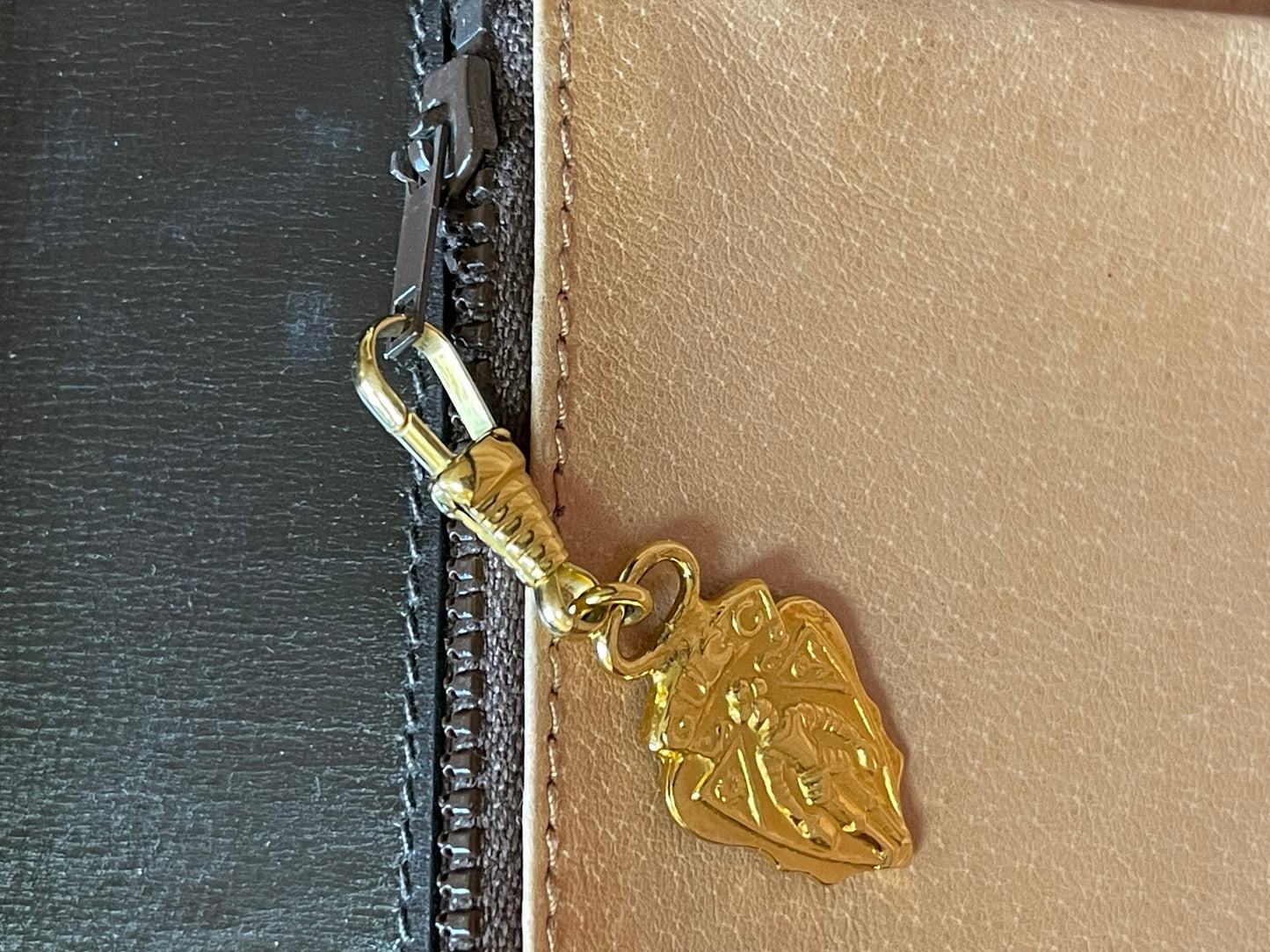 Gucci Vintage Brown Leather Handbag