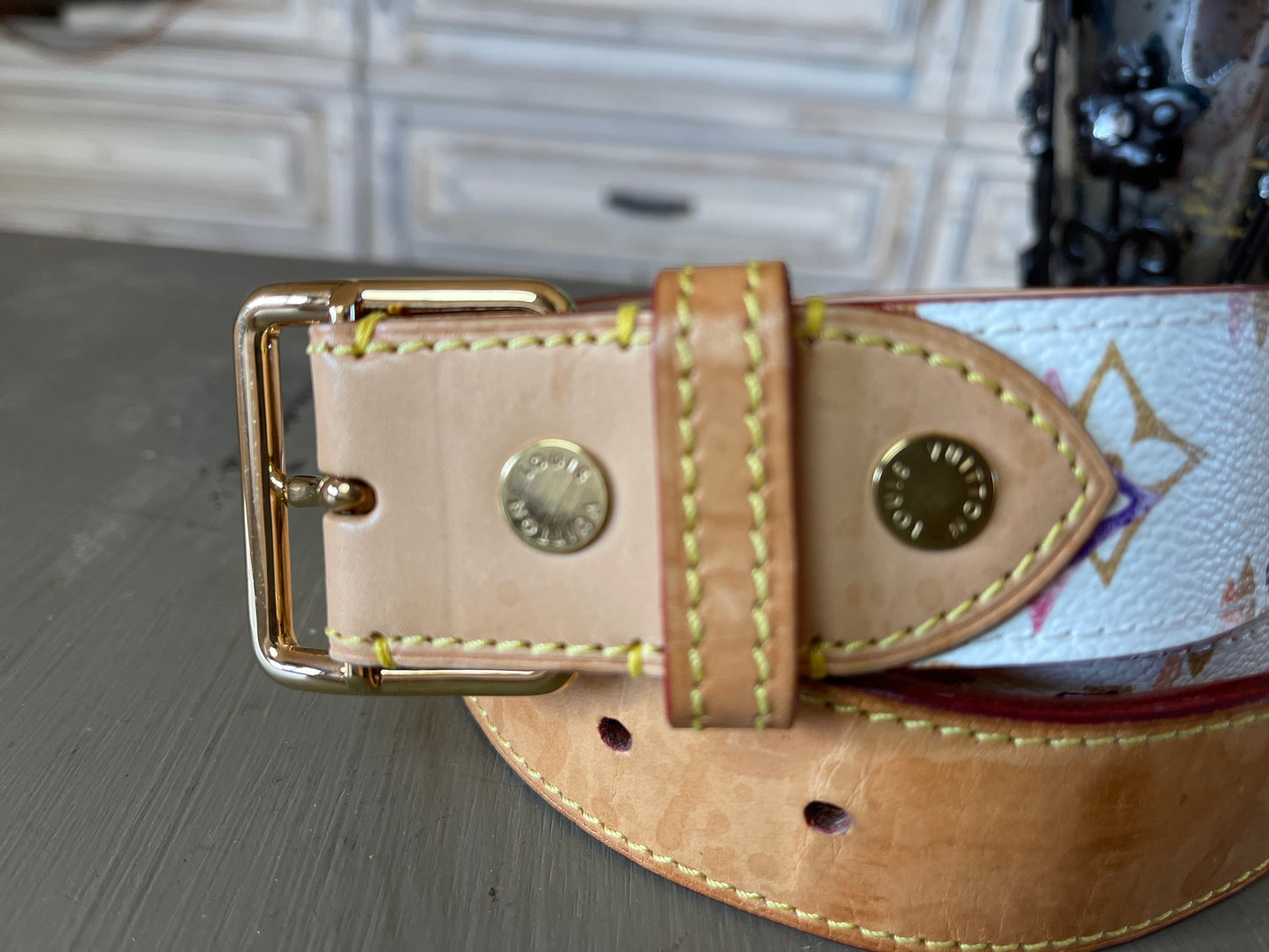 Louis Vuitton Watercolor Belt - Monogram