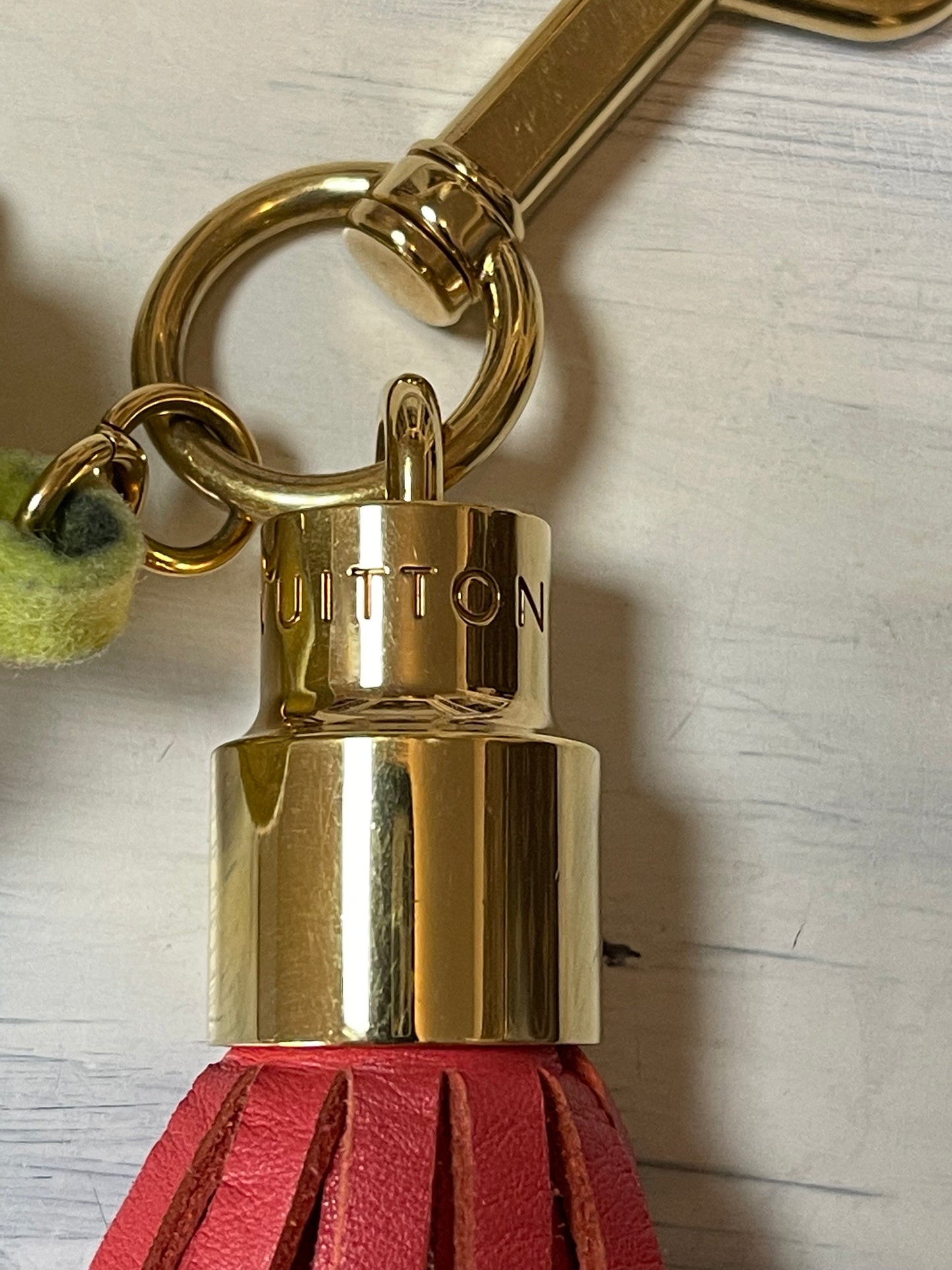 Louis Vuitton Rainbow Pompom Tassel Charm