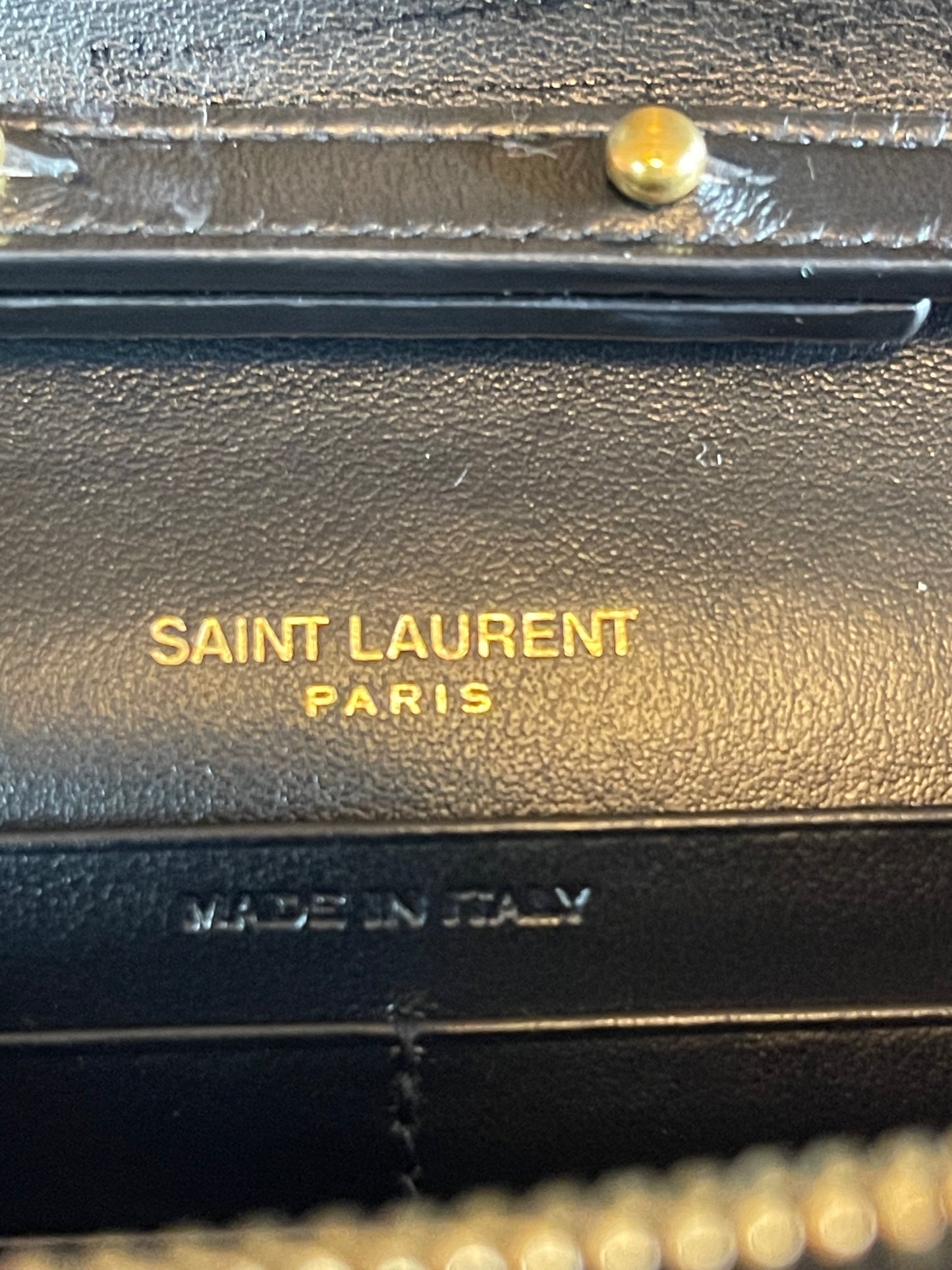 YSL Kate Monogram Leopard Print Shoulder Bag (Wallet on Chain)